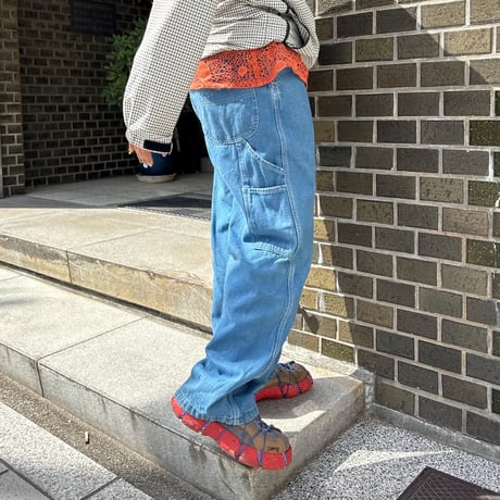 LIBERTY リメイクデニムパンツ