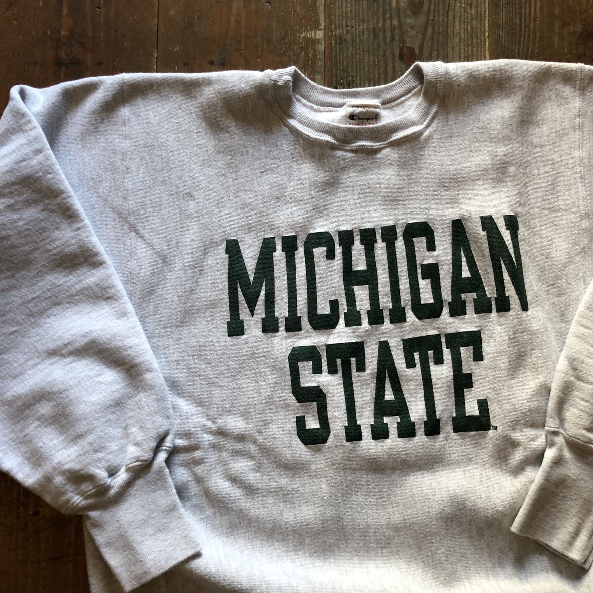 MICHIGAN STATEチャンピオンリバースウィーブ XL | CUSTOM FEVER
