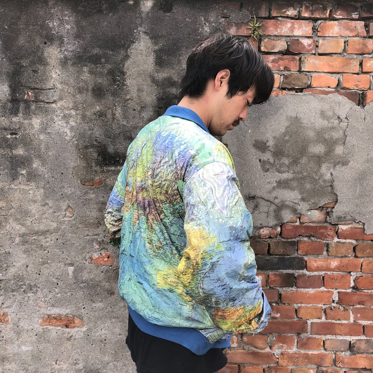 90's ペーパージャケット 〝世界地図〟 | CUSTOM FEVER 90's ペーパージャケット 〝世界地図〟 | CUSTOM FEVER
