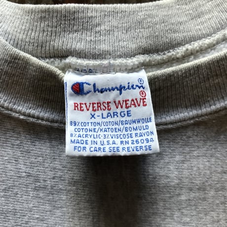 90'sUSA製MICHIGANチャンピオンリバースウィーブ XL