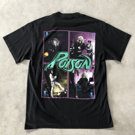 80's POISON バンドTシャツ XL