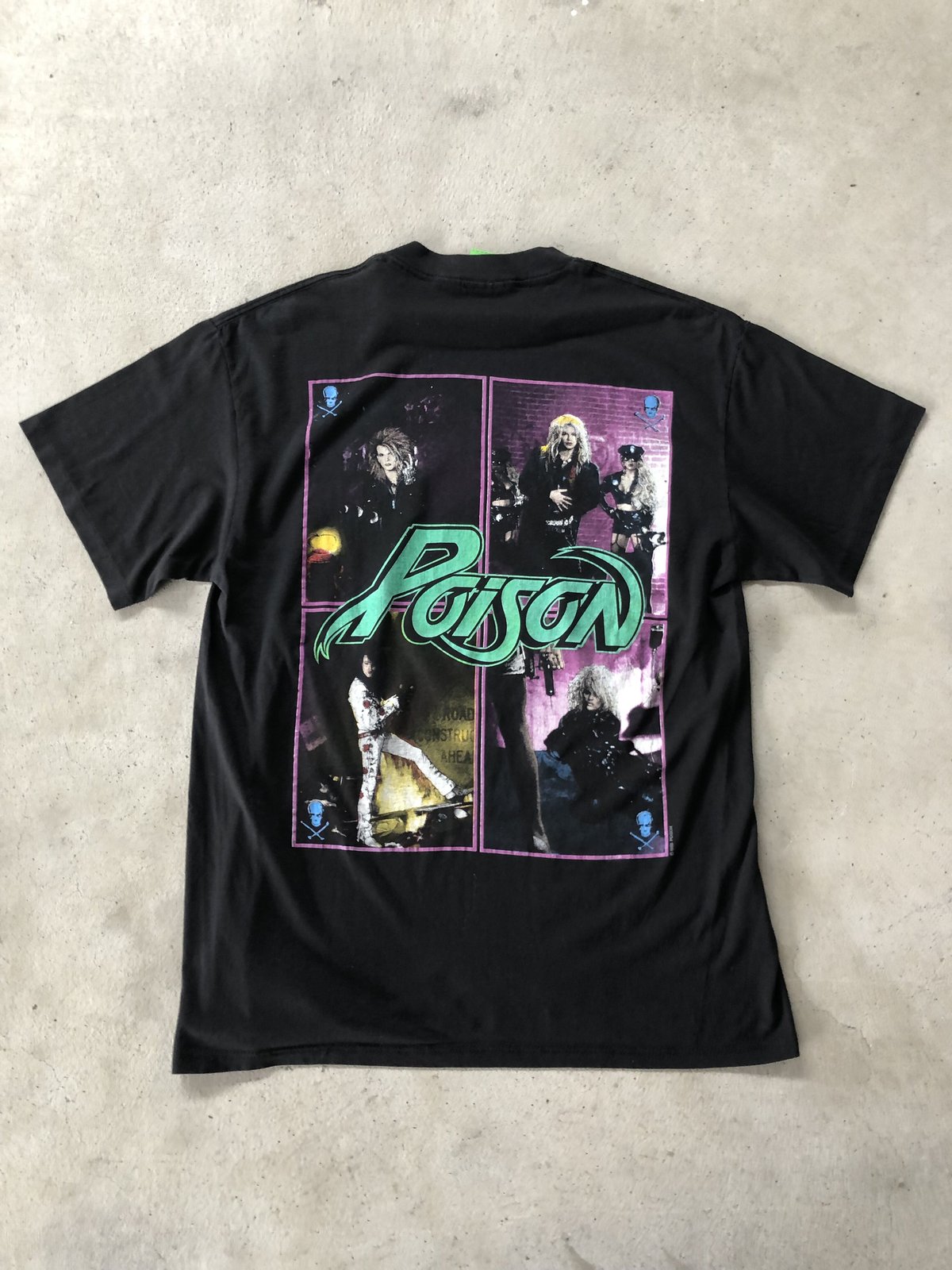 80's POISON バンドTシャツ XL | CUSTOM FEVER