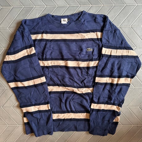 LACOSTE ボーダーニット