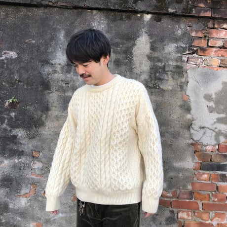 フィッシャーマンセーターXL MADE IN IRELAND