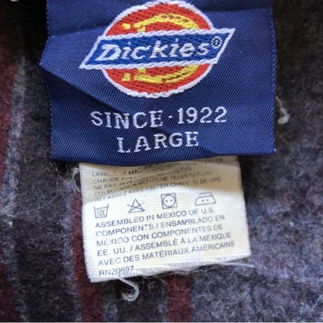 Dickies ブランケット付きヒッコリーカバーオール