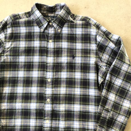 Ralph Laurenボタンダウンチェックシャツ