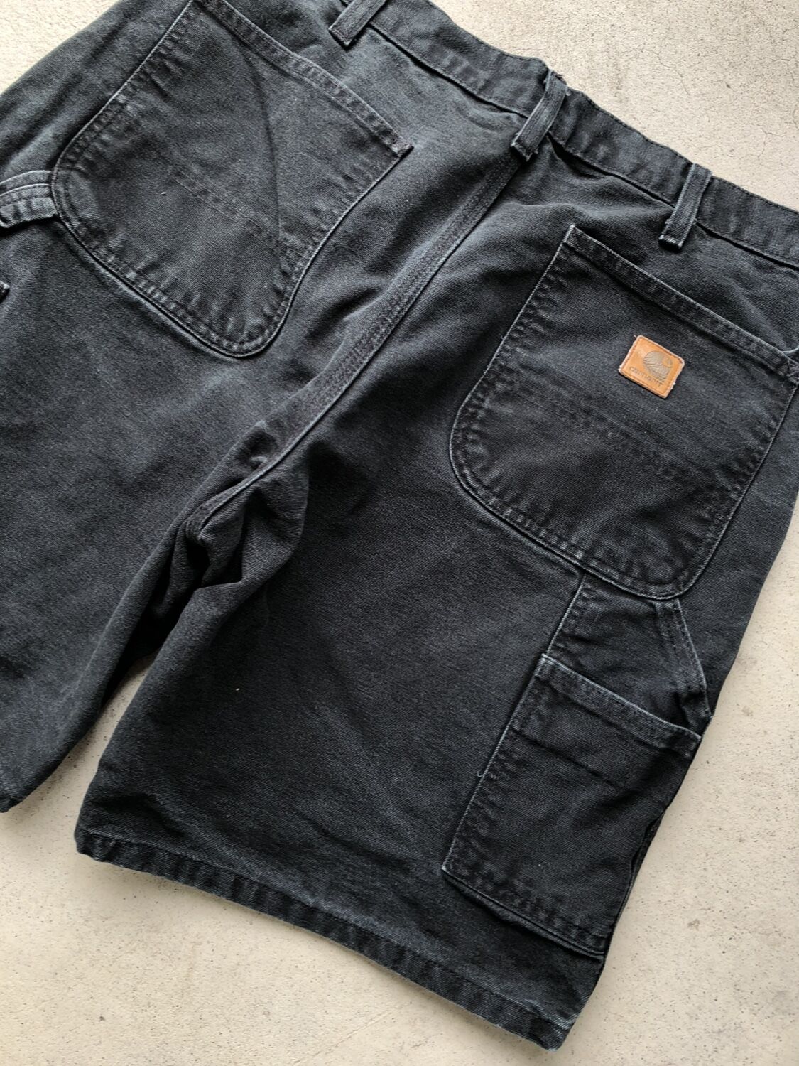 【希少】カーハート ダック ペインターショーツ ブラック 00's Carhartt ダックペインターショーツ “BLACK