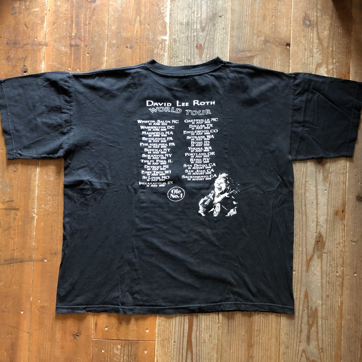 80年代 ビンテージ ロックT　DAVID LEE ROTH 80年代 ビンテージ ロックT DAVID LEE ROTH 1980's David Lee