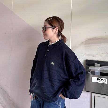 LACOSTE襟付きニット