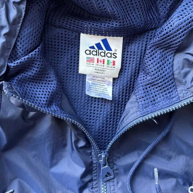 90s adidas フーディナイロンジャケット | CUSTOM FEVER