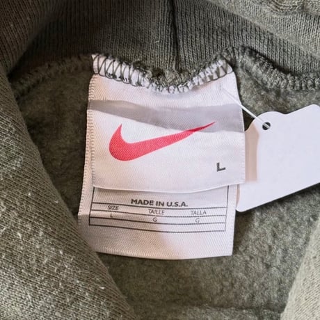 90s USA製 NIKEワンポイントパーカー