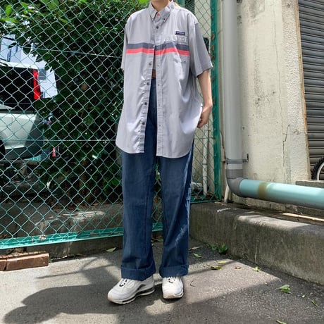 ColumbiaボーダーPFGシャツ