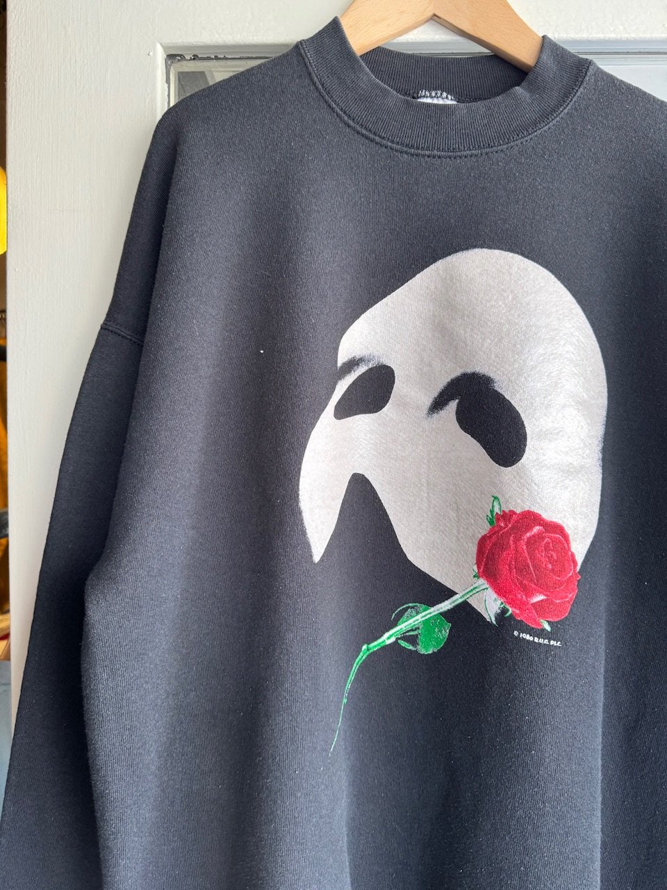 90sUSA製 The Black Museum 犯罪博物館 プリントスウェット 90's USA製The Phantom of the Operaプリントスウェット XL |