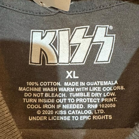 KISSダメージTシャツ
