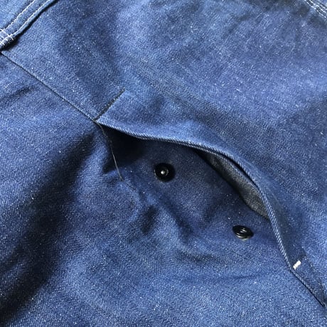 未使用ROUND HOUSE オーバーオールW36×L29