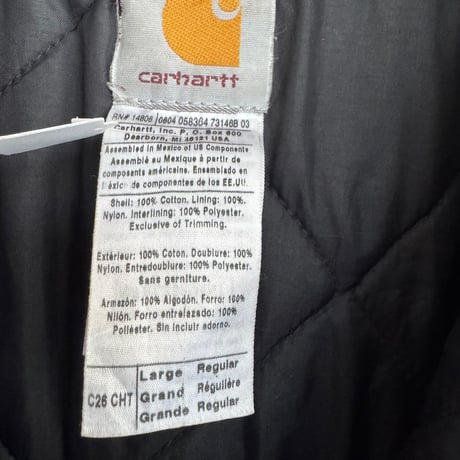 Carhartt トラディショナルコート L
