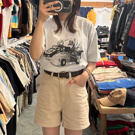 90s モノトーンレーシングT