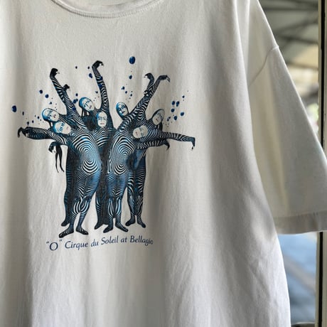 90's USA製 CIRQUE DU SOLEIL プリントT  L