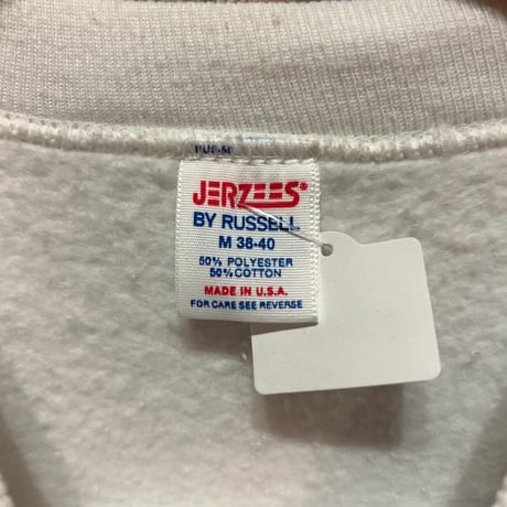 USA製 JERZEES BY RUSSELL ハンドペイントラグランスウェット