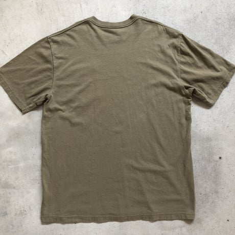 Carhartt ワンポイントポケT  カーキL