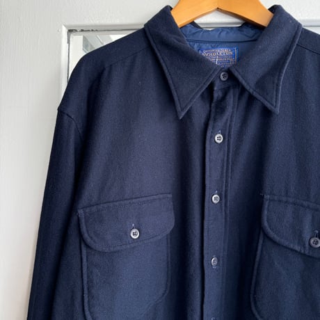 〜80's USA製 PENDLETON ウールシャツ XL