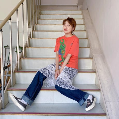 USA製adidasプリントTシャツ