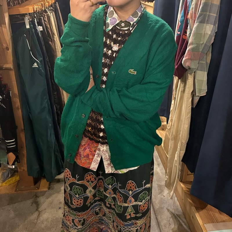 LACOSTE アクリルカーディガン | CUSTOM FEVER LACOSTE アクリルカーディガン | CUSTOM FEVER