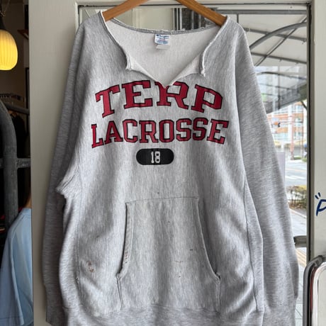 80’s Champion Reverse Weave Cut-off Hoodie
