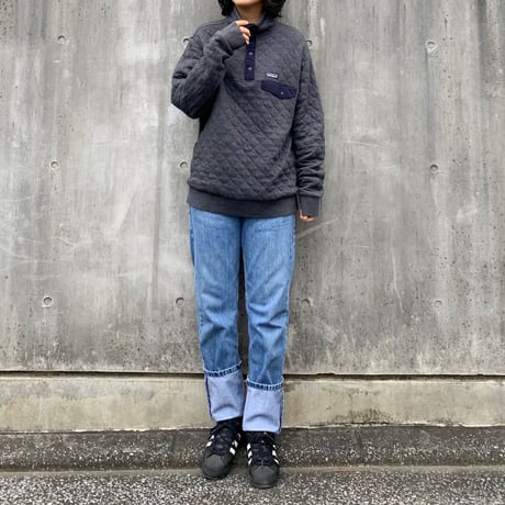 patagoniaキルティングスナップPO