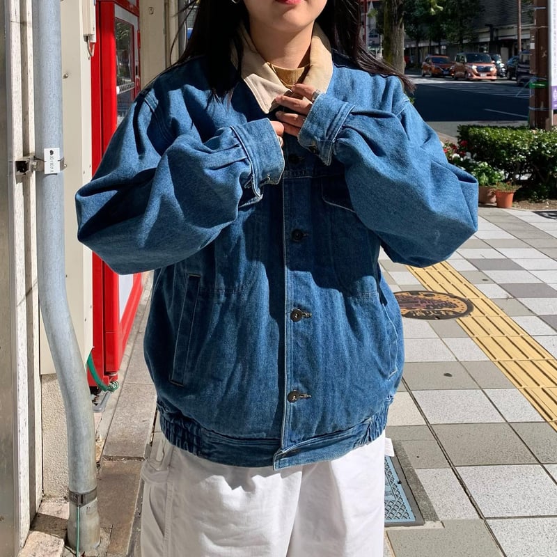 裏地付き襟コーデュロイデニムジャケット | CUSTOM FEVER