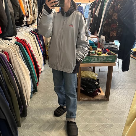 00s adidas フルジップジャケット