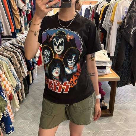 03-04年KISS世界征服両面Tシャツ🌏⚡️