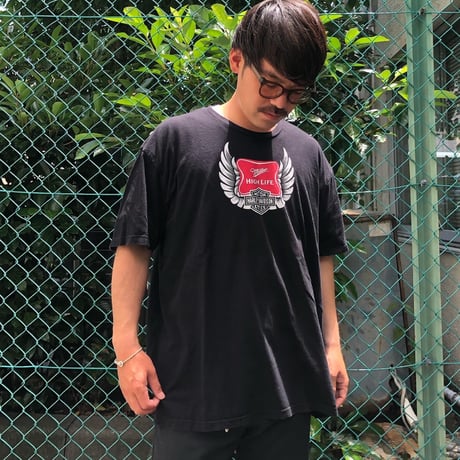Miller Lite🍺×HARLEY DAVIDSONプリントTシャツ XXL