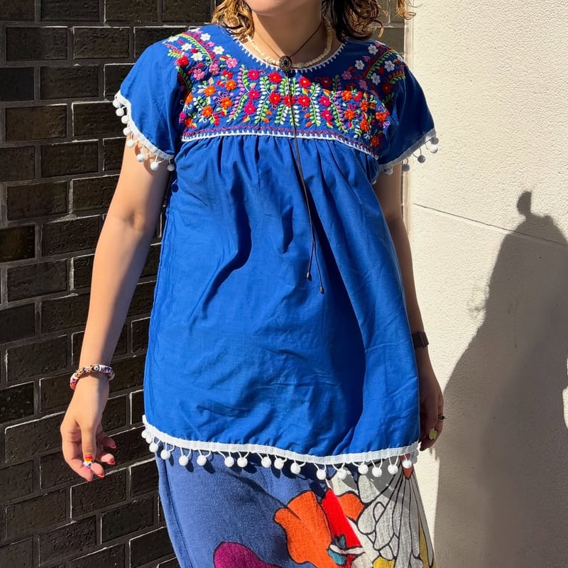 メキシコ刺繍ブラウス | CUSTOM FEVER