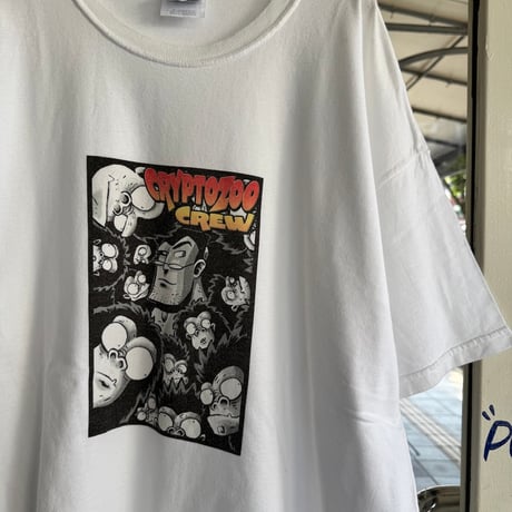 00's CRYPTOZOO CREW プリントTシャツ XL