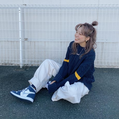 POLO JEANS CO.ケーブルコットンニット