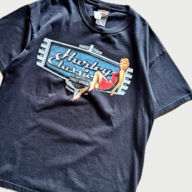 USA製 HARLEY DAVIDSON プリントTシャツ L | CUSTOM FEVER