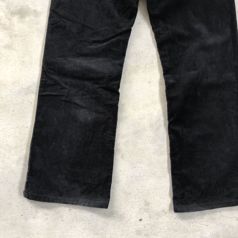 Levi'sチュニジア製コーデュロイパンツ ブラック | CUSTOM FEVER