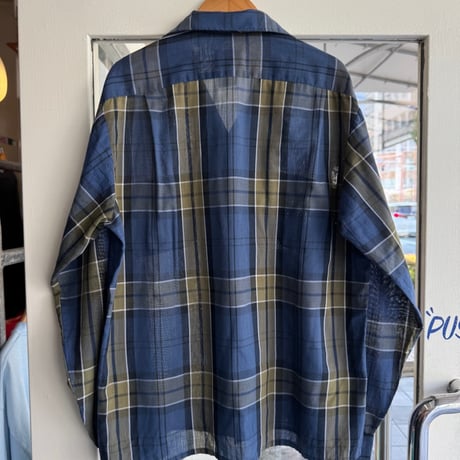 〜70's McGREGOR オープンカラーシャツ SCOTSET M