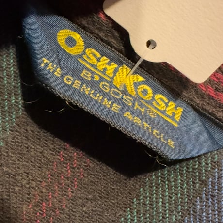 80年代〜OSHKOSH ストライプウエスタンネルシャツ