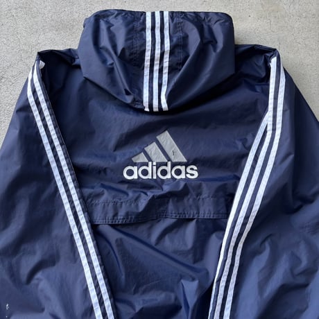 90s adidas フーディナイロンジャケット
