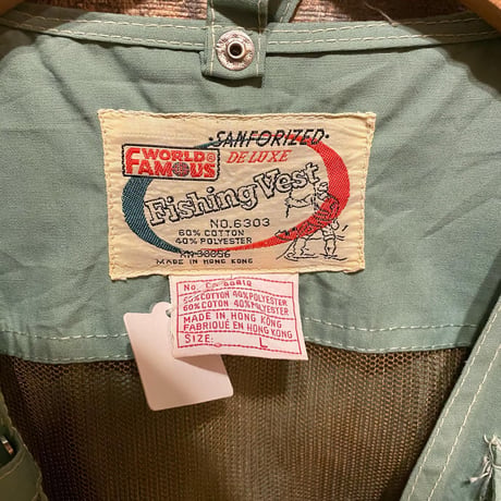 70s WORLOD FAMOUS フィッシングベスト