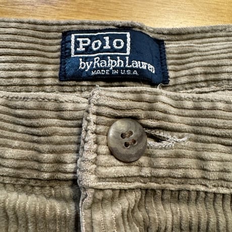 USA製POLO RALPHLAUREN 太畝コーデュロイパンツW33