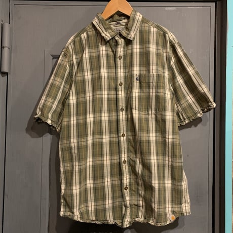 Carhartt 半袖チェックシャツ