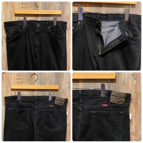 Wrangler ブラックデニムW36 L32