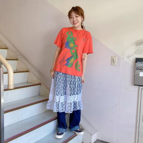 USA製adidasプリントTシャツ