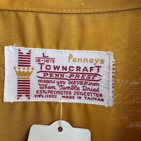 70's〜 Penneys TOWNCRAFT オープンカラーシャツ