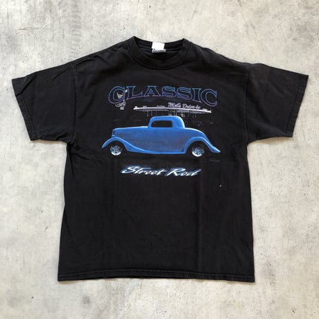 アメ車プリントTシャツ L