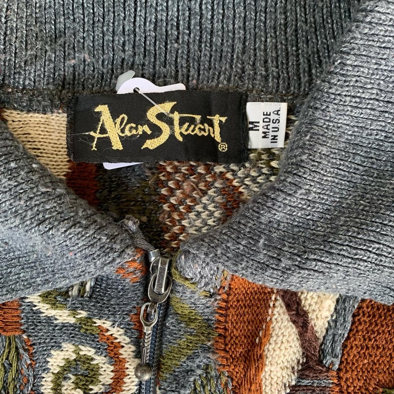 襟付きハーフジップ3Dニット | CUSTOM FEVER