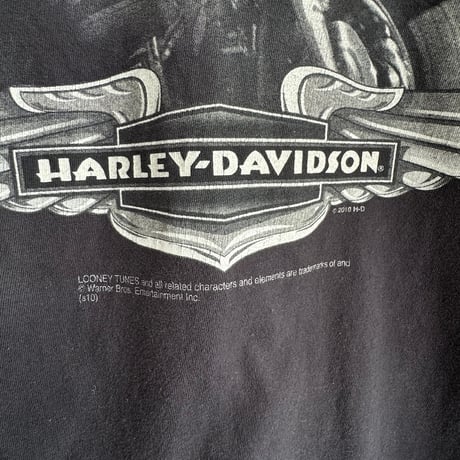 00's HARLEY DAVIDSON × LOONEY TUNES  プリントT